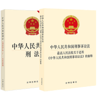 2本套 2021年中华人民共和国刑法 含刑法修正案十一及法律解释+2021年刑事诉讼法 最高人民法院关于适用的解释 法