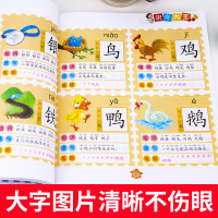 儿童认字书籍学前儿童看图识字卡片幼儿学前启蒙早教书3-4-5-6-7岁宝宝学汉字1016字幼升小教材幼小衔接学前班识字