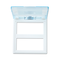 单单外壳 (不带里面按钮)浴霸开关 四位浴霸开关五开专用4开浴室防水翻盖卫生间86型欧普美的通用ZF