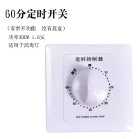 60分钟 有常开功率300W（1.6A) 无底盒（适用于消毒灯） 水泵定时开关控制器 220V机械式自动断电源 家用消毒