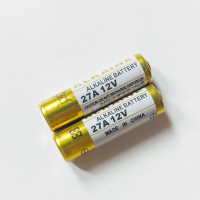 27A12V2粒散装 23A12V遥控器电池电池电动卷帘门卷闸车库门吊灯门铃小号碱性27A