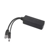 标准48V转12V 2A[短线]不防水 POE分离器POE分线器48V转12V室外防水盒防雨盒监控AP路由器电源
