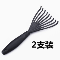 黑色升级版(2支装) 气垫梳气囊梳清洁器梳子头发清理器清洁爪梳子清洁器 梳子清理器