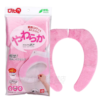 BB-355粉色 lec日本日式马桶垫粘贴式坐垫坐便套秋冬加厚马桶贴家用厕所垫子