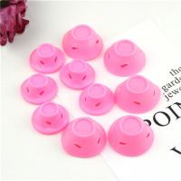 粉色5大5小 10个装麦瑟尔同款卷发器 蘑菇卷发器 不伤发铃铛球硅胶卷发神器