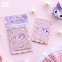 美乐蒂&库洛米便携镜 三丽鸥美乐蒂库洛米镜便携化妆镜可爱女生补妆随身小镜子翻盖镜子