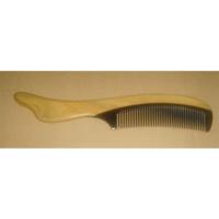 A08 周小康88越南特产绿檀木牛角梳子个人清洁长发专用护理防静电按摩