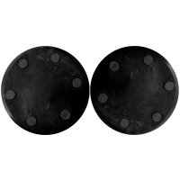 黑色滑块（无火石,不含手套） 均码 ?酷峰滑板长板手套滑块 电光火石夜光闪光刹车速降耐磨slide转弯