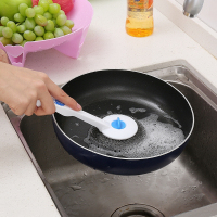 钢丝球锅刷 厨房清洁刷子长柄刷 洗碗刷 刷锅神器 煤气灶刷钢丝刷