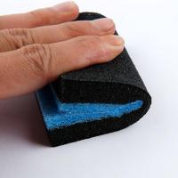 蓝黑 金刚砂海绵擦清洁去污洗锅底黑垢神器魔力擦厨房洗锅洗碗除锈刷锅