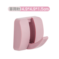 蔷薇粉 挂钩强力粘胶免打孔无痕粘钩创意家用可爱墙壁挂衣帽钥匙无痕贴钩