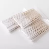 长头纹绣棉签(10小包300支) 1棉签双头头棉签棒卫生木木棒A棉球尖头头掏耳朵卸妆圆头头棒棉