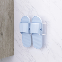小号[单层]白色一个 浴室拖鞋架卫生间门后鞋架简易壁架壁挂浴室置物架式小鞋架收纳架