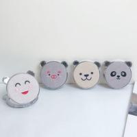 掌柜推荐一款 精致小镜子可爱布艺面绣花化妆创意女随身迷你便携折叠小镜子双面