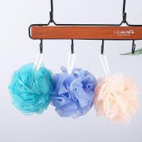 3个浴花随机发 搓澡巾拉背条强力去污用品磨砂洗澡巾成人浴花球懒人后背搓澡神器