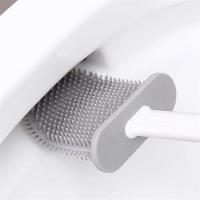 1套随机色 无底座送挂钩 马桶刷套装无死角挂墙式家用免打孔壁挂式置物架创意硅胶马桶刷子