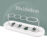 仙人掌小号[升级金属置物架 ] 硅藻泥洗漱台面置物架洗手台吸水垫电动牙刷置物架卫生间防水垫