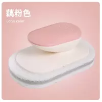 藕粉 北欧带手柄海绵清洁台面刷多功能厨房卫浴清洁刷百洁布洗碗洗锅刷