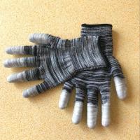 黑色 条纹涂指12双 S 防护手套一次性超薄紧手防水静电工厂厨师专用切菜厨房洗碗超薄紧