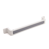 左旋白色 毛巾架免打孔卫生间浴巾浴室置物挂架北欧简约创意壁挂多杆毛巾杆