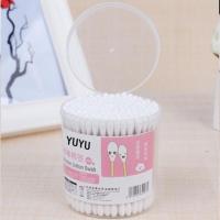 [10盒装] 双头木棒棉签一次性圆头化妆家用棉球清洁无棉花签棒