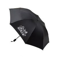 黑色查理一家(外翻) 史努比雨伞女ins折叠全自动太阳伞晴雨两用学生韩版防晒防紫外线