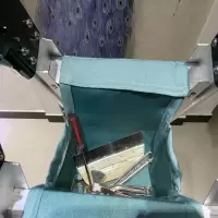 湖蓝色 人字梯工具包多功能梯子占用工具带魔术贴粘贴耐磨便捷人字梯专