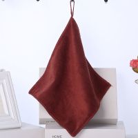 10条装 咖啡色 小方巾25*25 中厚 10条装抹布加厚吸水家政方巾擦地家具清洁专用吸水幼儿园白色毛巾