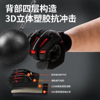 黑色 S VGO 工作防护手套男款防撞重型机械型手套户外作业多用途