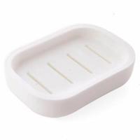 本白色 创意皂置塑料洗衣沥水带盖皂拖大号双层浴室香皂收纳盒肥皂盒物架