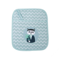 蓝男孩[隔热垫] carihome烤箱微波炉手套隔热手套耐高温防烫隔热垫餐桌垫碗垫子