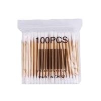 双头棉签100支（试用装） 掏耳朵棉球健康卫生实用一次性绵纤棉签螺旋卫生棉双头柔软棉花棒