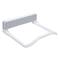 北欧-灰色 脸盆架免打孔壁挂浴室收纳架厕所卫生间无痕盆子置物架洗脸盆架子