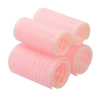 自粘单层常规款随机色1个 卷发筒卷筒夹器塑料八字发神器空气懒人N睡S觉自.粘蓬松定型