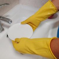 厨房手套女耐用型做菜做饭卫生家务耐磨皮橡胶工作洗碗洗衣服加厚