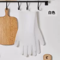 白色一双(欧标加厚款)-F19 L 。家用硅胶洗碗手套家里结实厨房打扫大扫除大号家庭我要买
