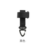 黑色 手套挂扣绳索收纳扣多用途尼龙登山扣腰带挂钩户外手套收纳扎带