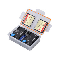 劲码相机电池盒佳能电池盒LP-E6 LP-E8 尼康EN-EL15 EN-EL3E相机电池防潮收纳盒TF/SD内存卡盒