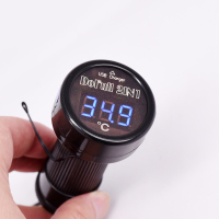 绿色，温度+车充 12V 24V车载温度表 车载充电器2A 汽车温度显示器 车内车用高精度