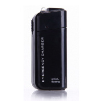 黑色(不带电池) 5号电池户外充电宝盒子移动电源盒带应急手电筒可拆卸换南孚电池