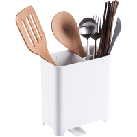 白色 厨房筷子筒家用沥水餐具收纳盒防霉置物架托快子勺笼子桶塑料筷篓