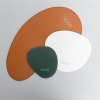 大号黑色杯垫 餐垫家用防水北欧轻奢ins风皮革防油杯垫套装鼠标垫女