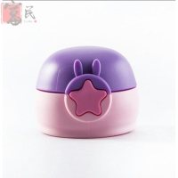 上紫色下粉色盖,送吸管 防漏儿童保温杯星星杯盖子水杯弹跳盖吸Z管盖通用水杯