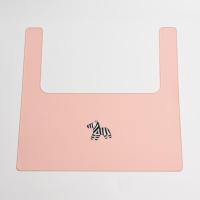 藕粉色斑马 宝宝餐椅吃饭垫儿童餐盘防滑餐垫餐桌家用防水防油垫子硅胶软桌。