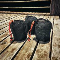 如图5件套 市面FK 304不锈钢餐具户外野营野炊套锅便携野餐餐具套装A852