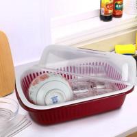 L0360A翡翠绿3L 洗菜篮双层塑料双层沥水篮水果篮子水果盘子水果盆大号欧式有盖。