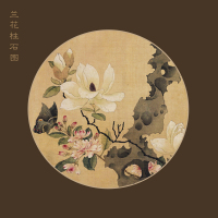 兰花柱石图 功夫茶巾茶布古画高档吸水茶席毛巾茶几茶桌布专用抹布茶具台配件