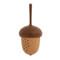 橡果 橡子迷你滤茶器办公室创意橡果硅胶茶漏松果泡茶器坚果造型茶滤