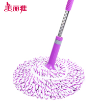 轻巧型(无) 美丽雅自拧水拖把旋转免手洗吸水拧干地拖大号家用老式拖布一拖净