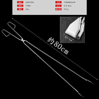 加长不锈钢环卫垃圾夹子 加长不锈钢垃圾夹拾物器环卫工家用取物夹子捡拾多功能加长取物器